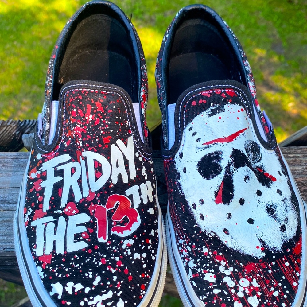 Vans Limited Edition “Friday the 13th” Shoes Sizes 7.5 Men/ 9.0 Women